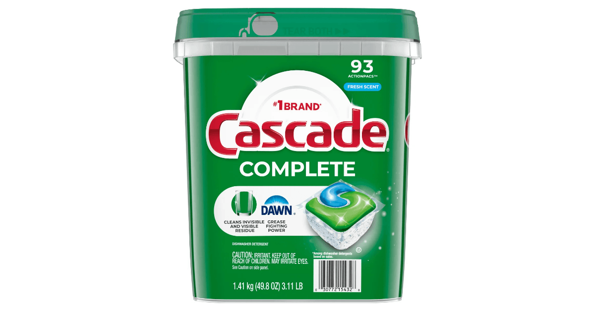 Cascade complete green box with 93 pods