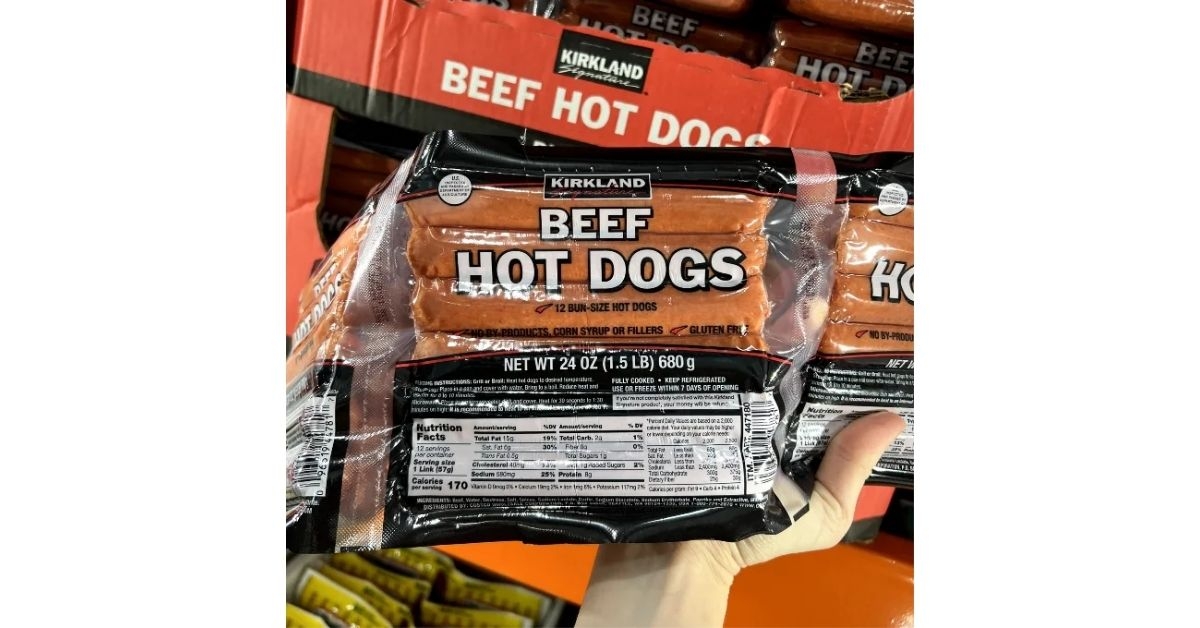 Kirkland Signature Beef Hot Dogs