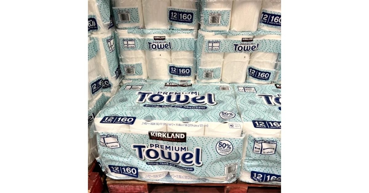 Kirkland Signature Premium Paper Towels, 12 Rolls