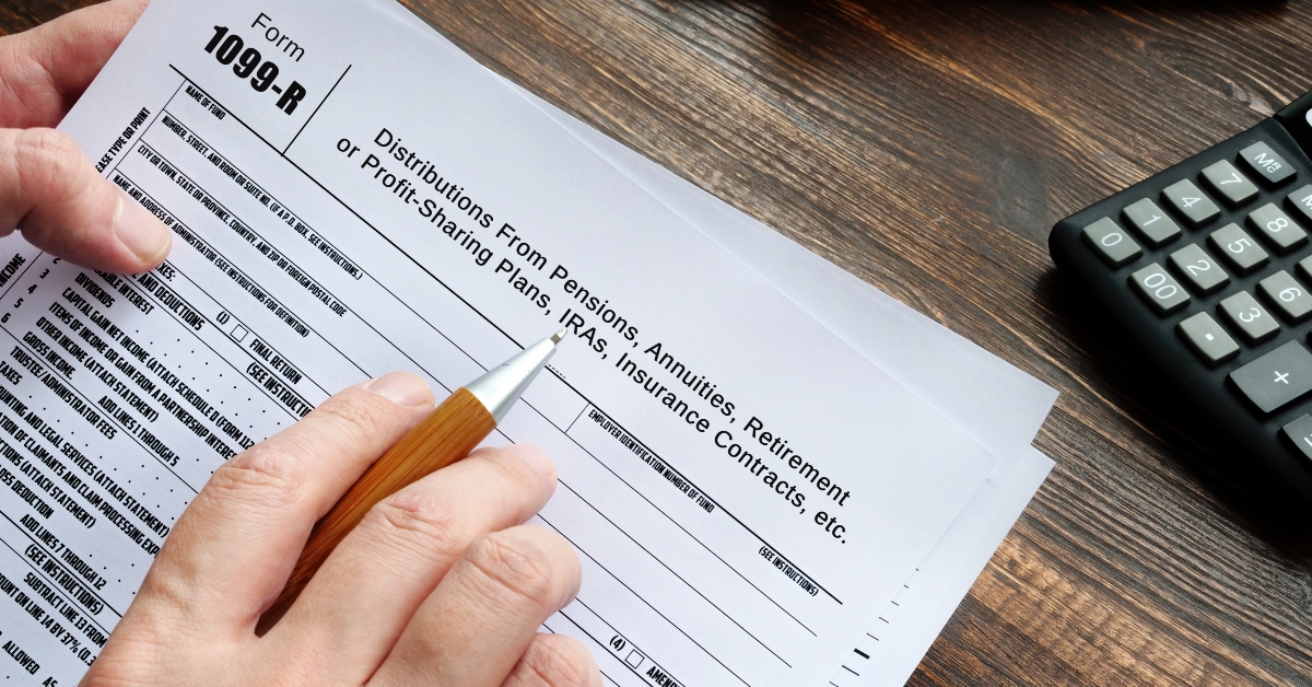 Form 1099-R Distributions From Pensions