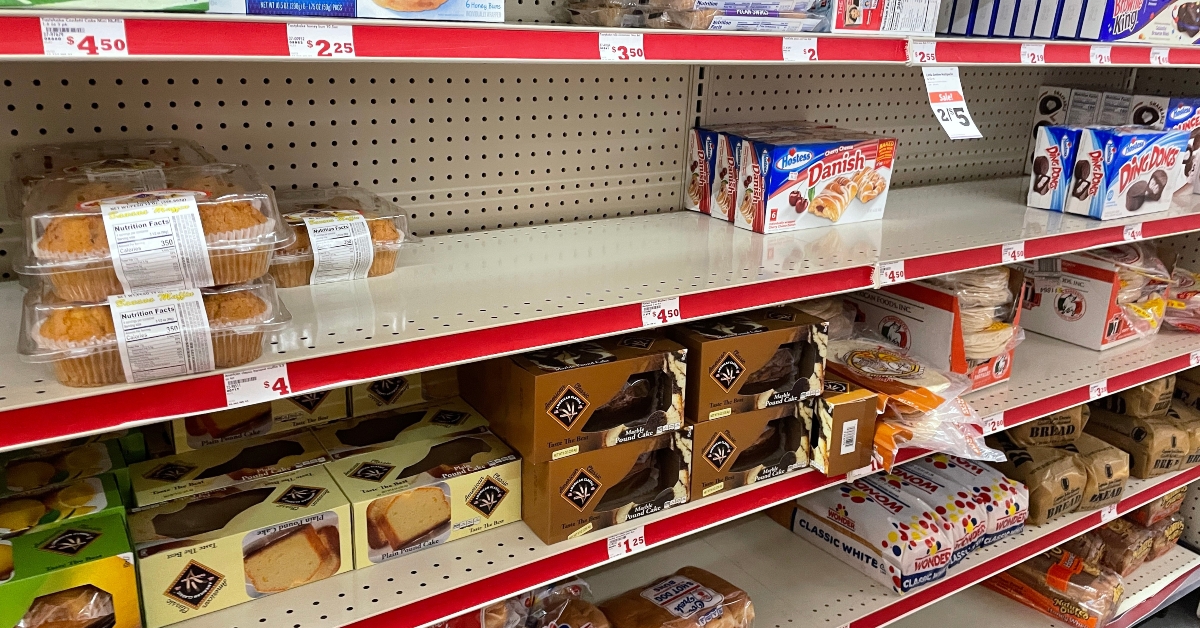 low section snack goods 