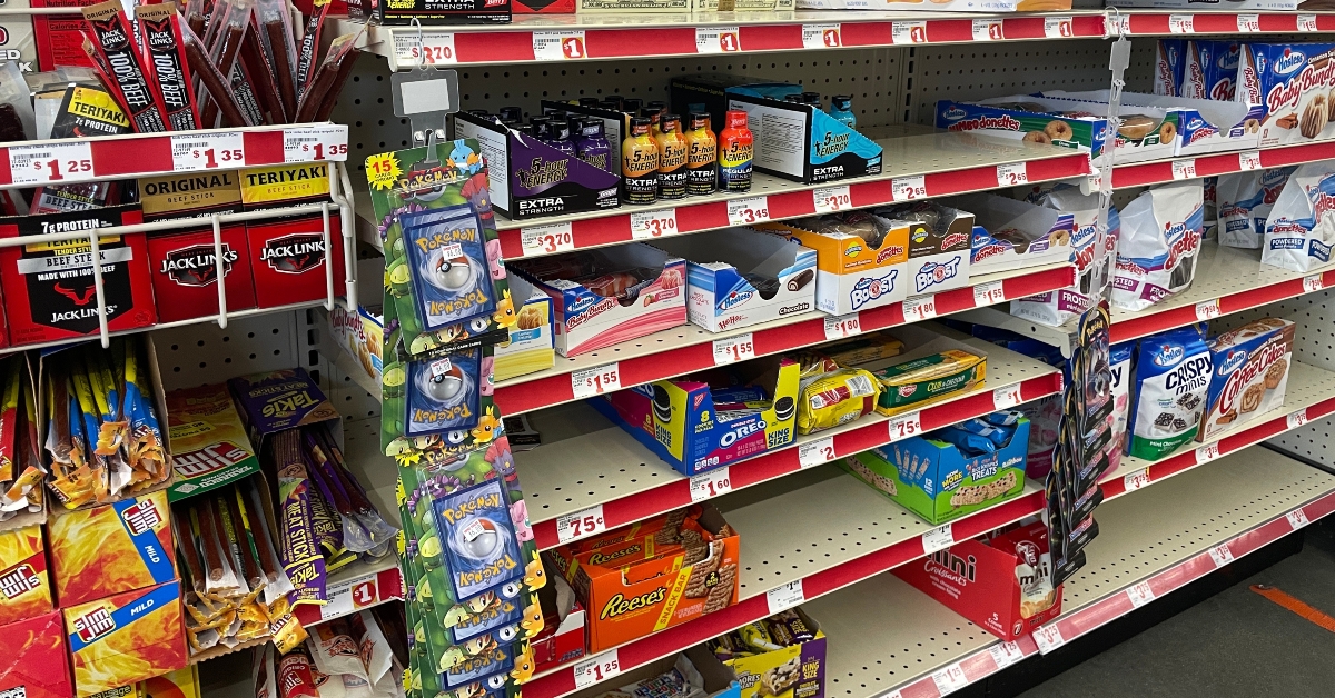 slim kim snack meat section