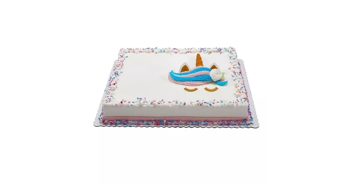 enchanted unicorn half sheet cake