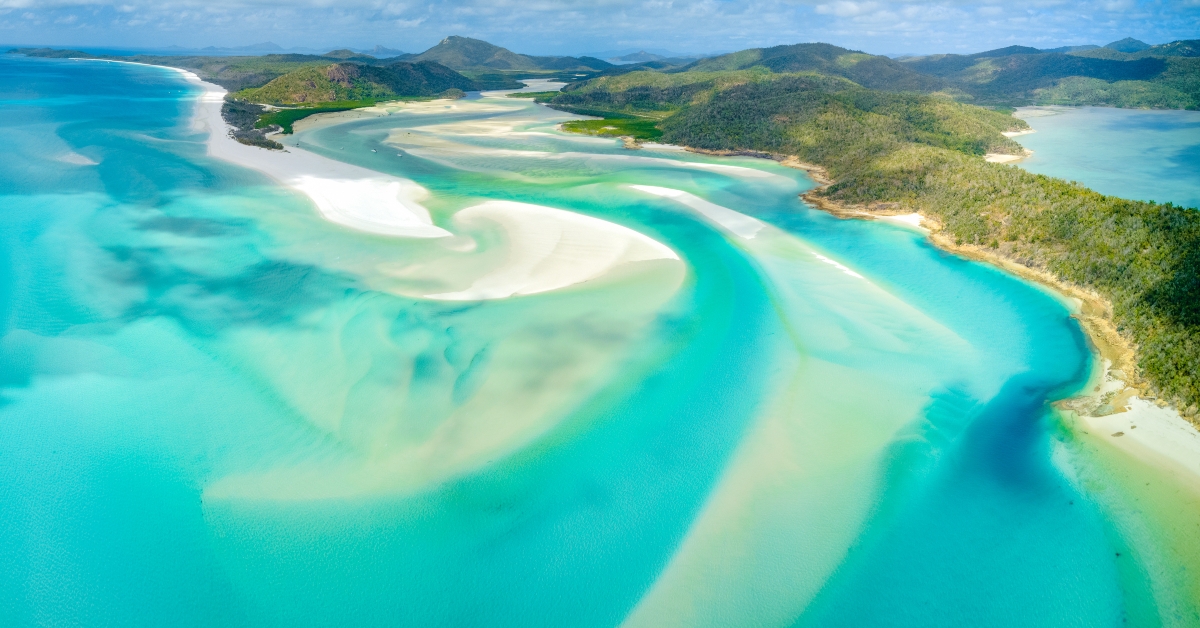 Hill Inlet at Whitehaven Beach