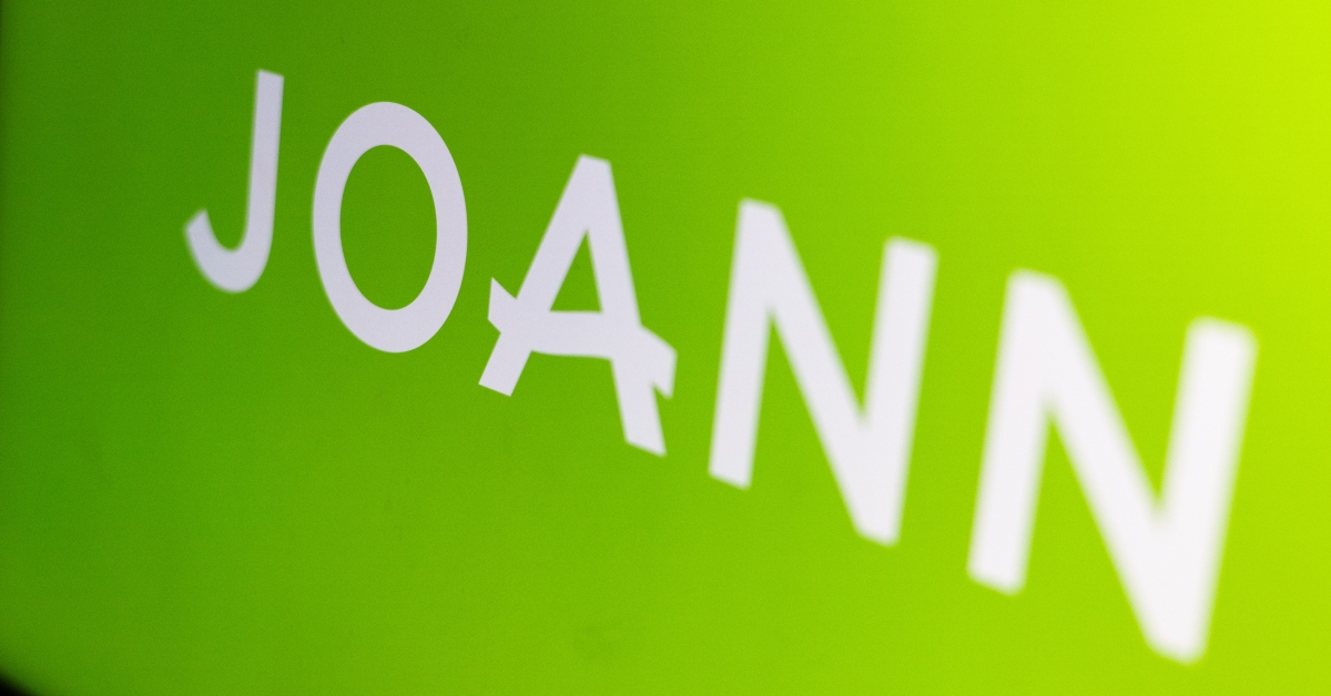 joann logo displayed