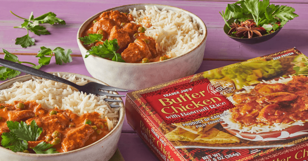 Butter chicken basmati from Trader Joe's