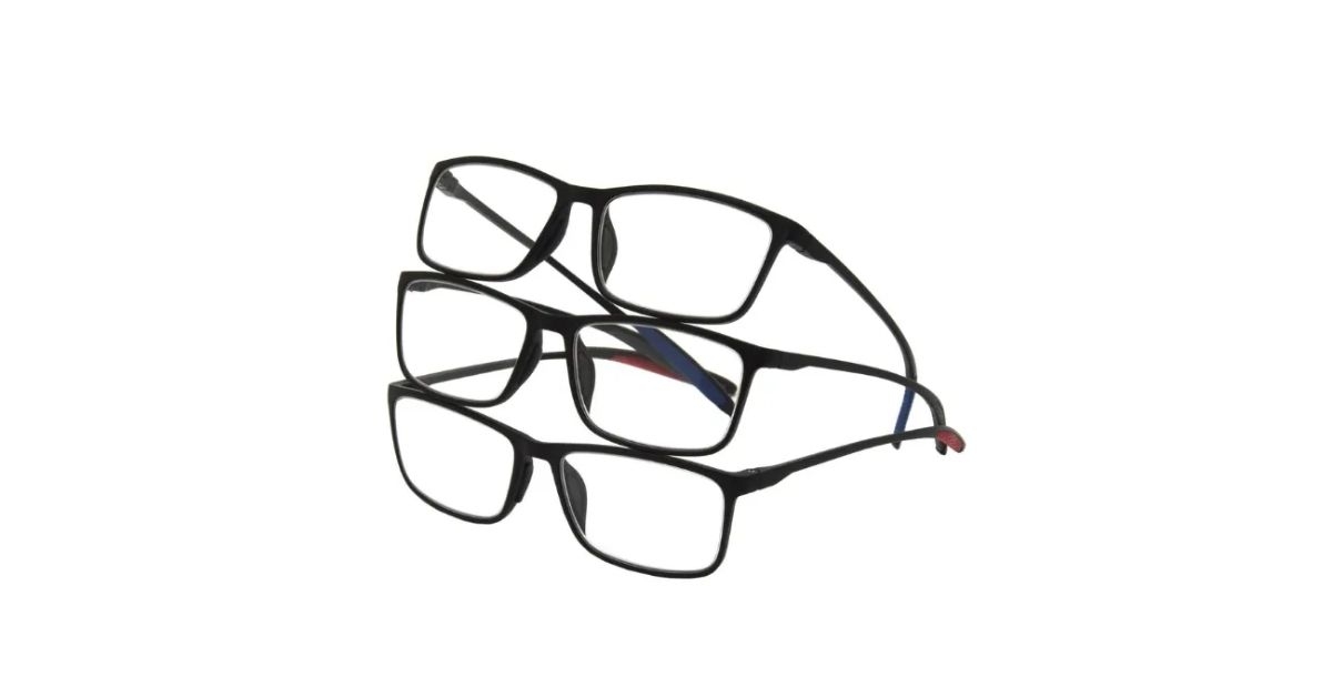 Design Optics by Foster Grant Dax Plastic Rectangle Reading Glasses