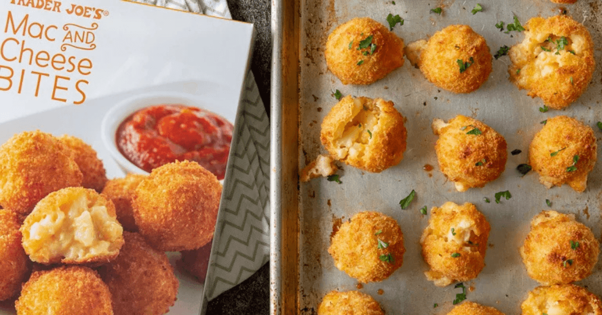 Mac and Cheese bites from Trader Joe's