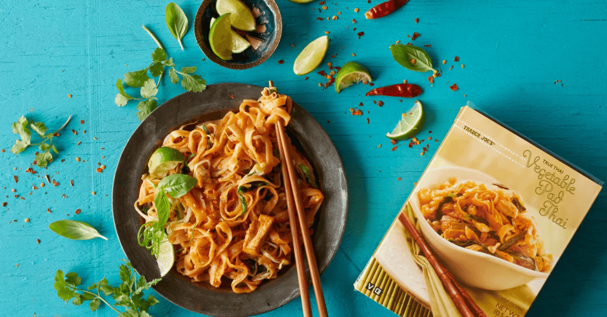 Vegetable Pad Thai from trader Joe's
