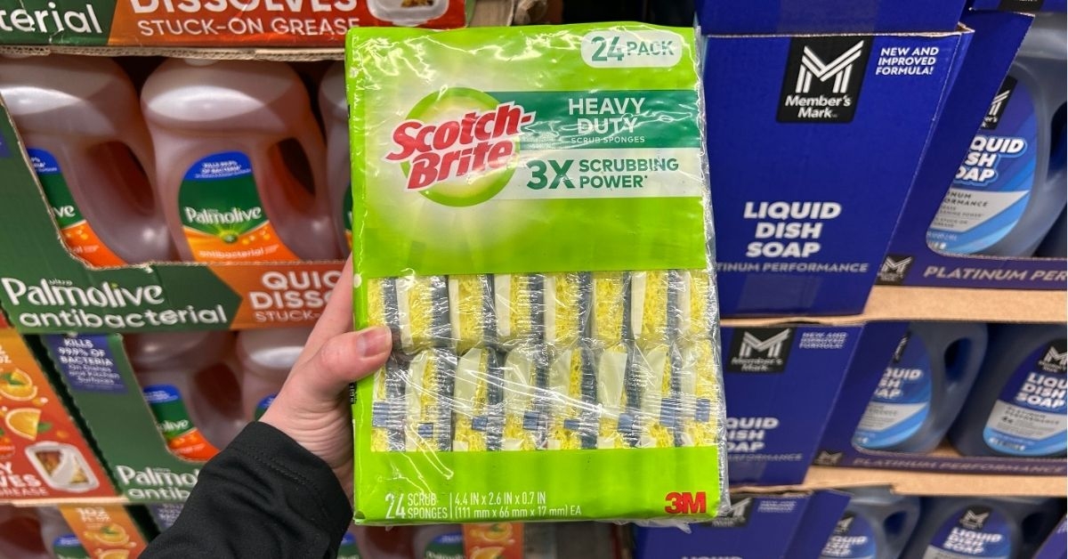 scotch brite heavy duty scrubber sponges