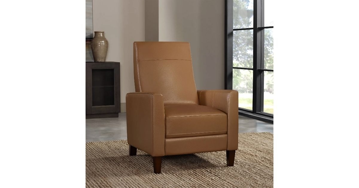 Barcalounger Ridgefield Leather Pushback Recliner