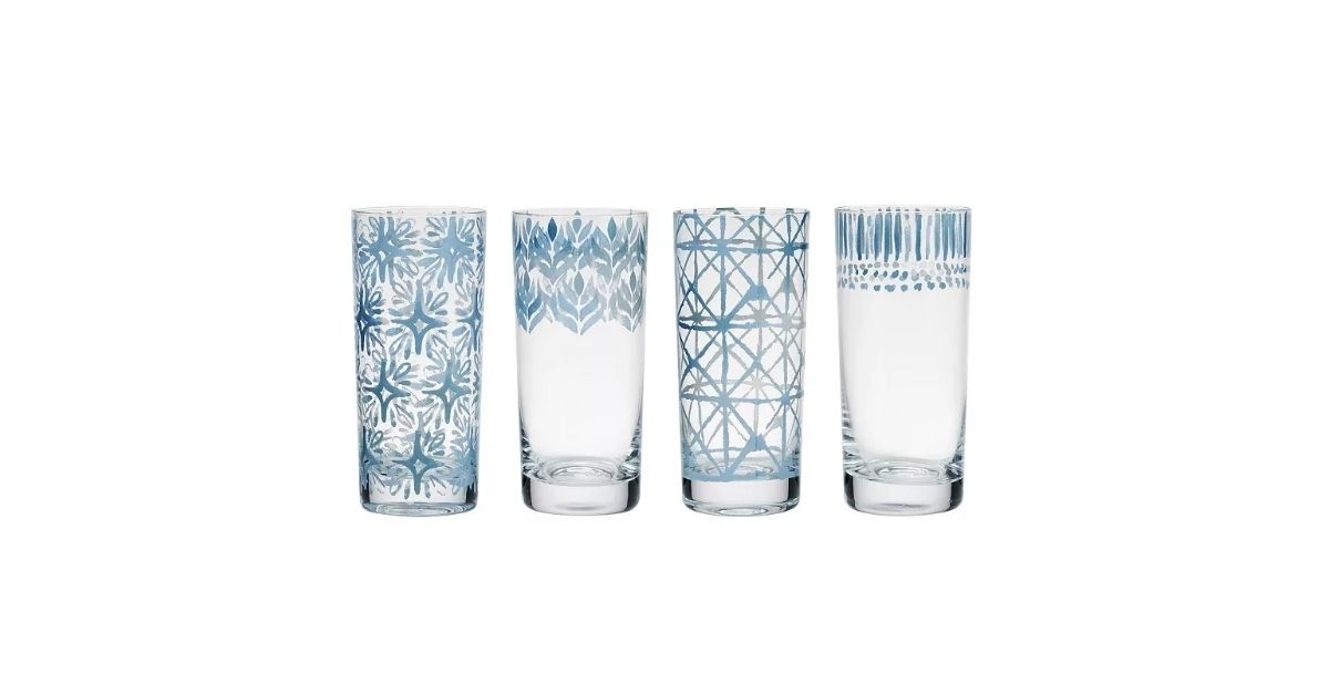 Food Network™ 4-pc. Aria Highball Glass Set