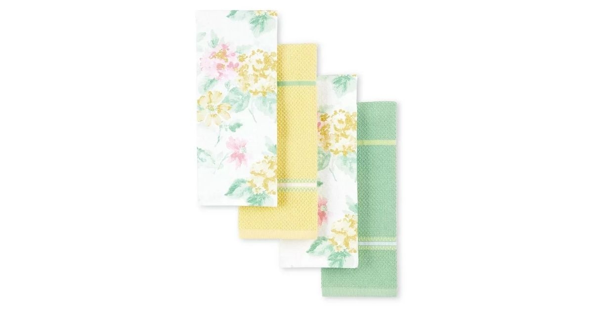 Martha Stewart 4-Piece Kitchen Towel Set