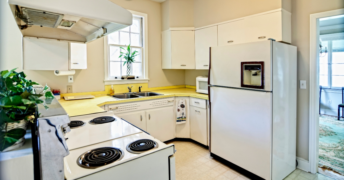 old dated kitchen