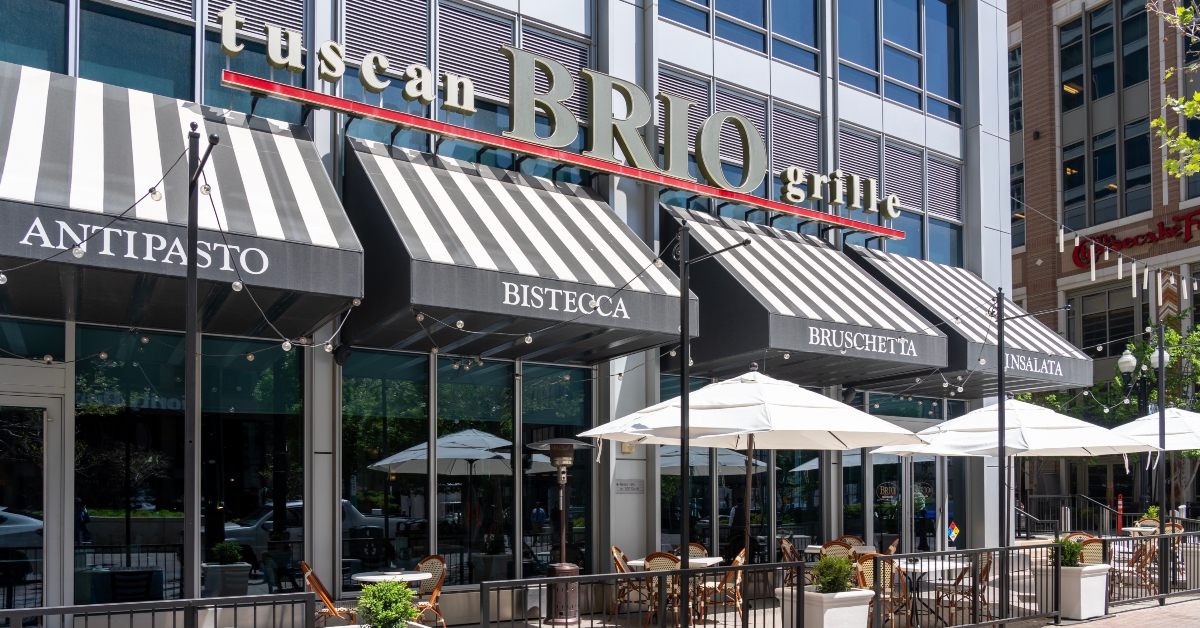 Brio Italian Grille restaurant at City Creek Center