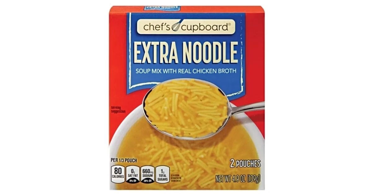 Chef's Cupboard Extra Noodle Soup Mix with Chicken Broth