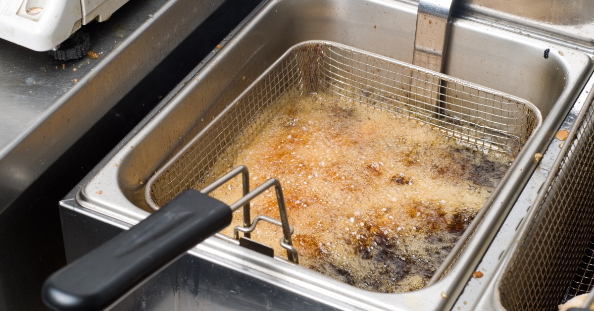 frying using old worked out oil
