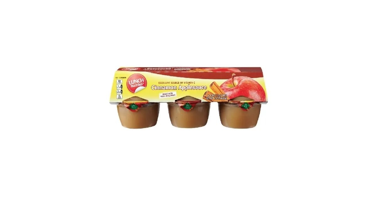 Lunch Buddies Cinnamon Applesauce Cups