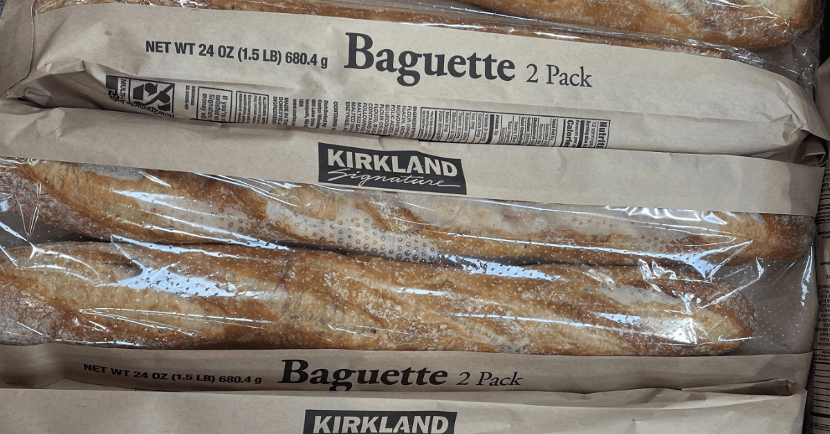 packs of baguettes