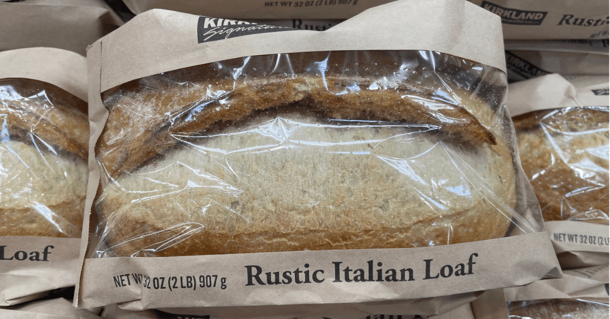 a pack of rustic italian loaf