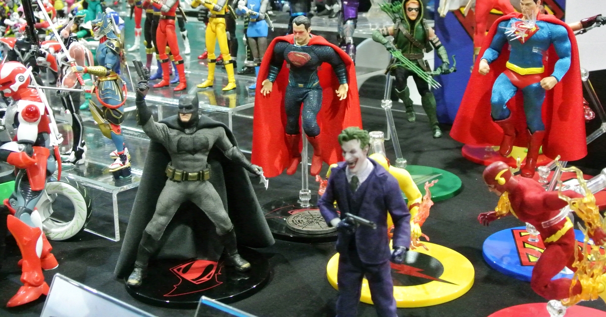 famous character action figure scale model