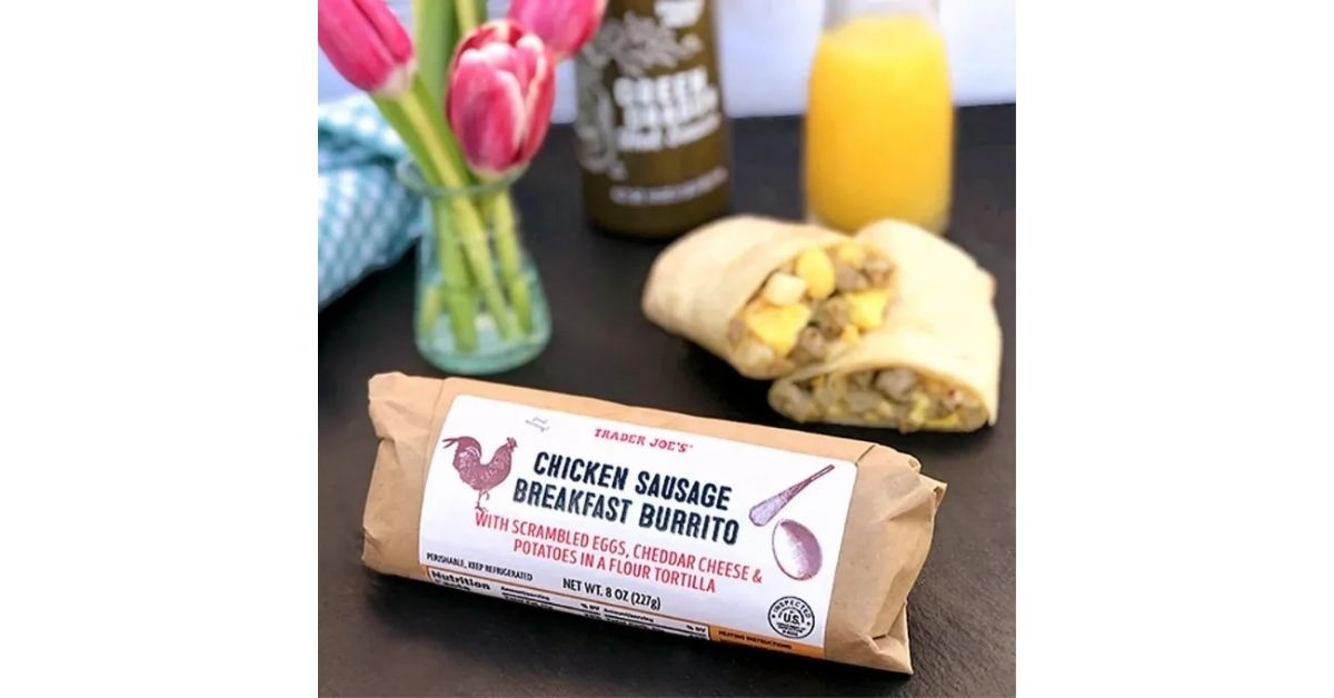 Chicken Sausage Breakfast Burrito