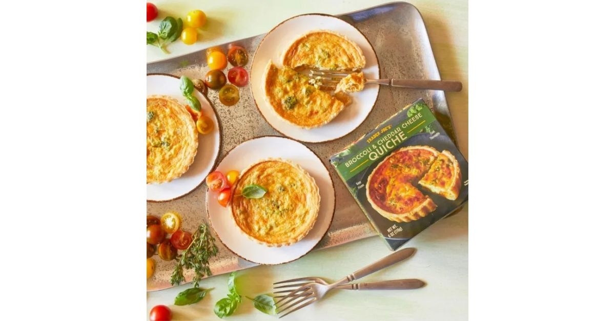 Broccoli & Cheddar Cheese Quiche