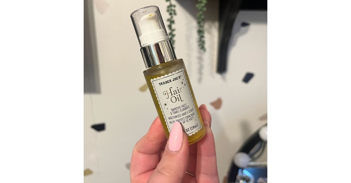 trader joe hair oil