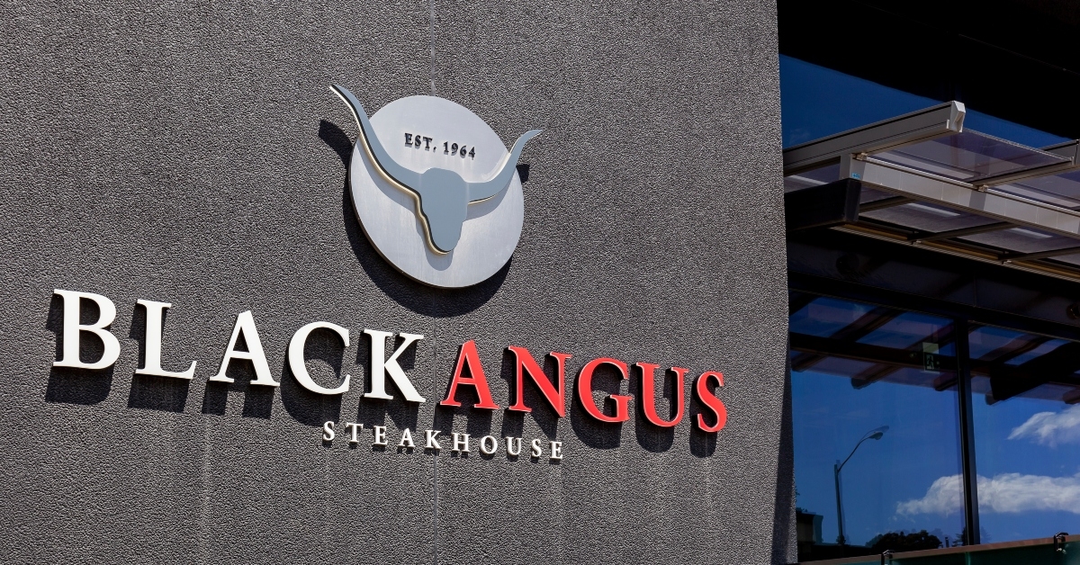 black angus sign