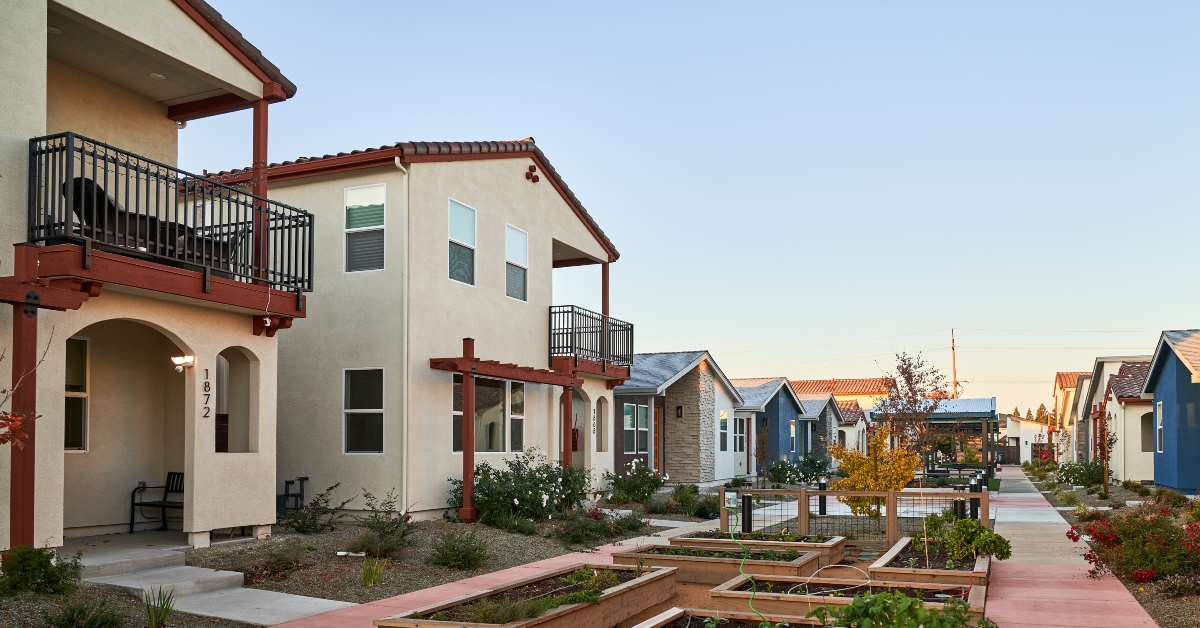 family residential neighborhood in chico