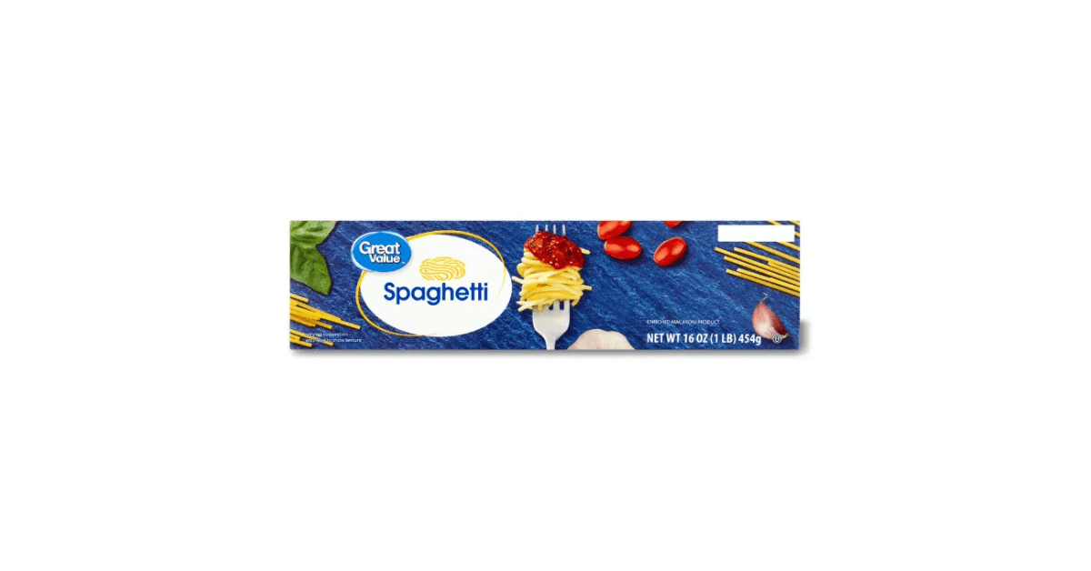 Great Value Spaghetti