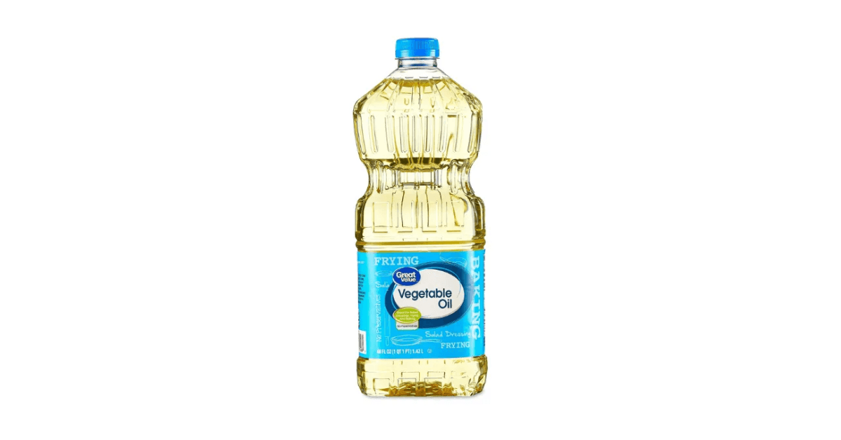 Great value vegetable oil