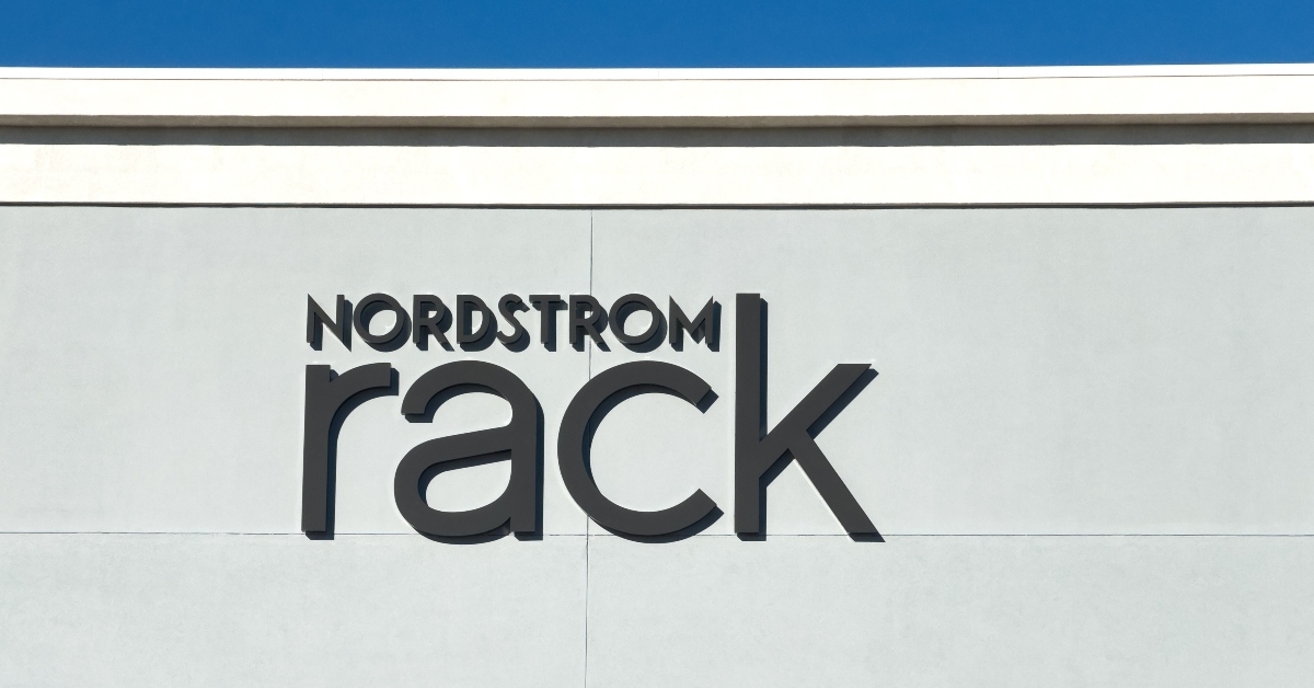 nordstrom rack department storefront signage