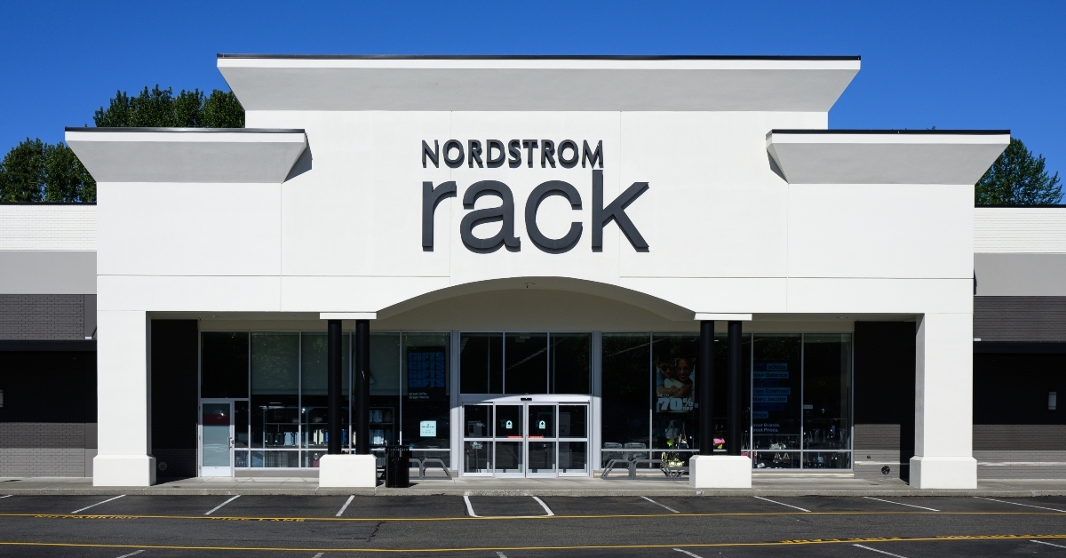 outside of nordstorm rack store