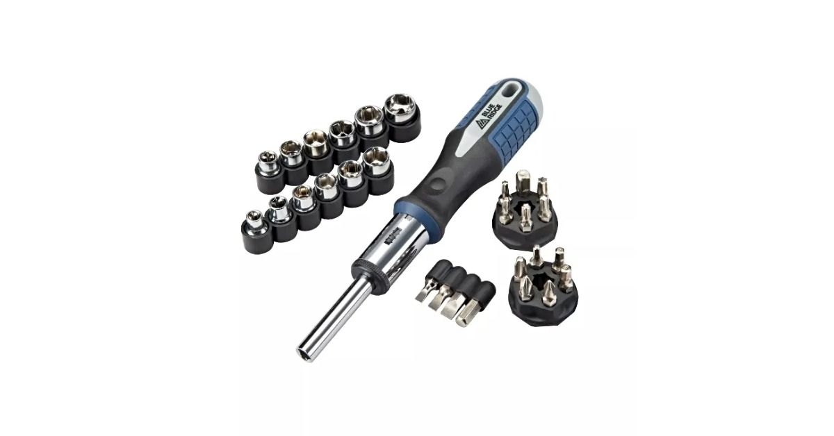 Blue Ridge Tools Ratcheting Socket and Screwdriving Set