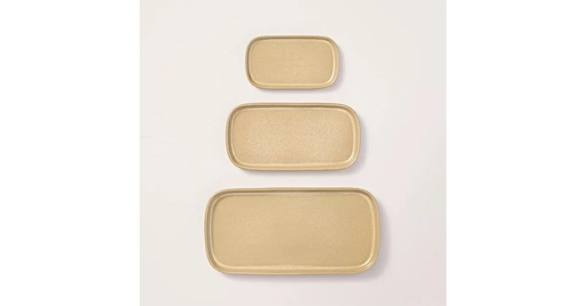 Hearth & Hand Decorative Ceramic Tray Set