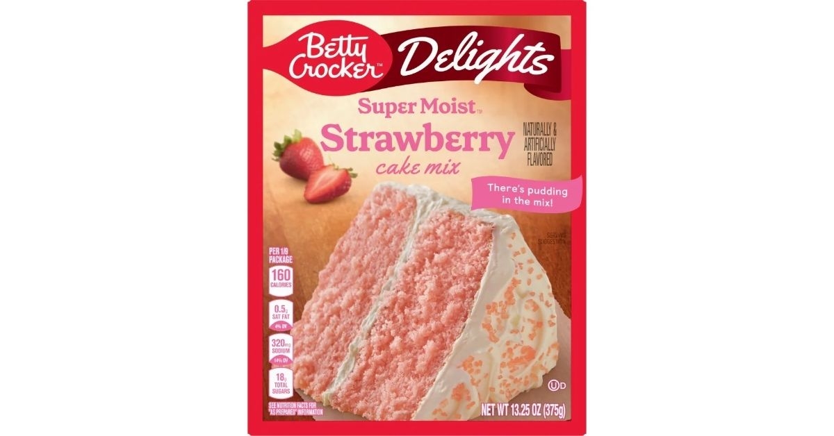 a box of cake mix