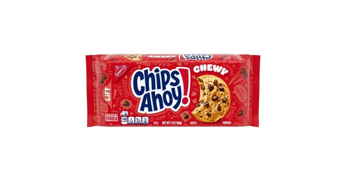 a pack of chocolate cookie chips