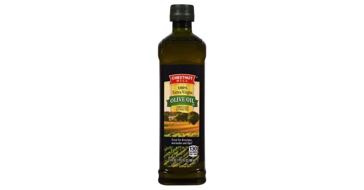 a bottle of olive oil