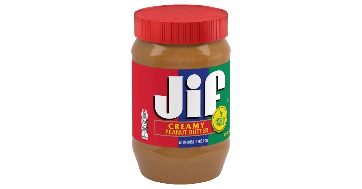 a jar of peanut butter