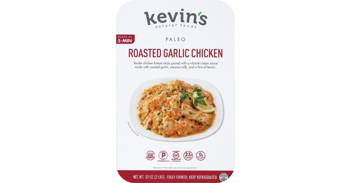 Kevin's Natural Foods Roasted Garlic Chicken 