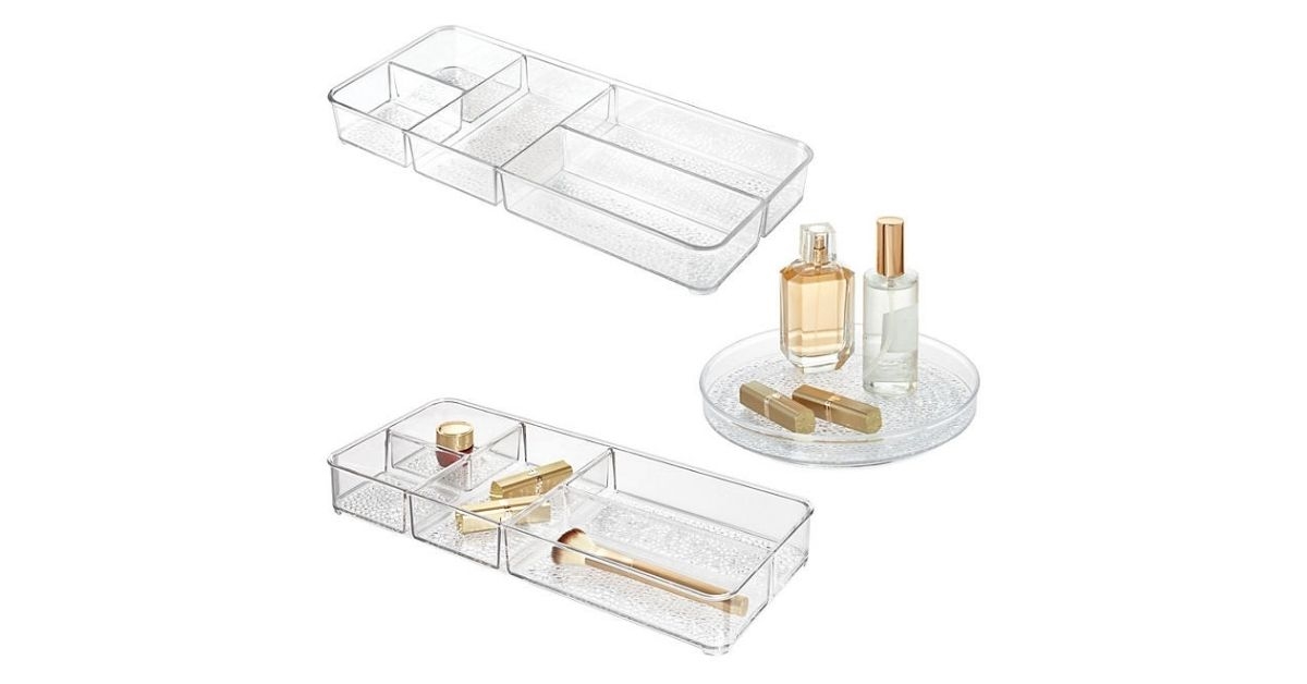 3 piece makeup storage set