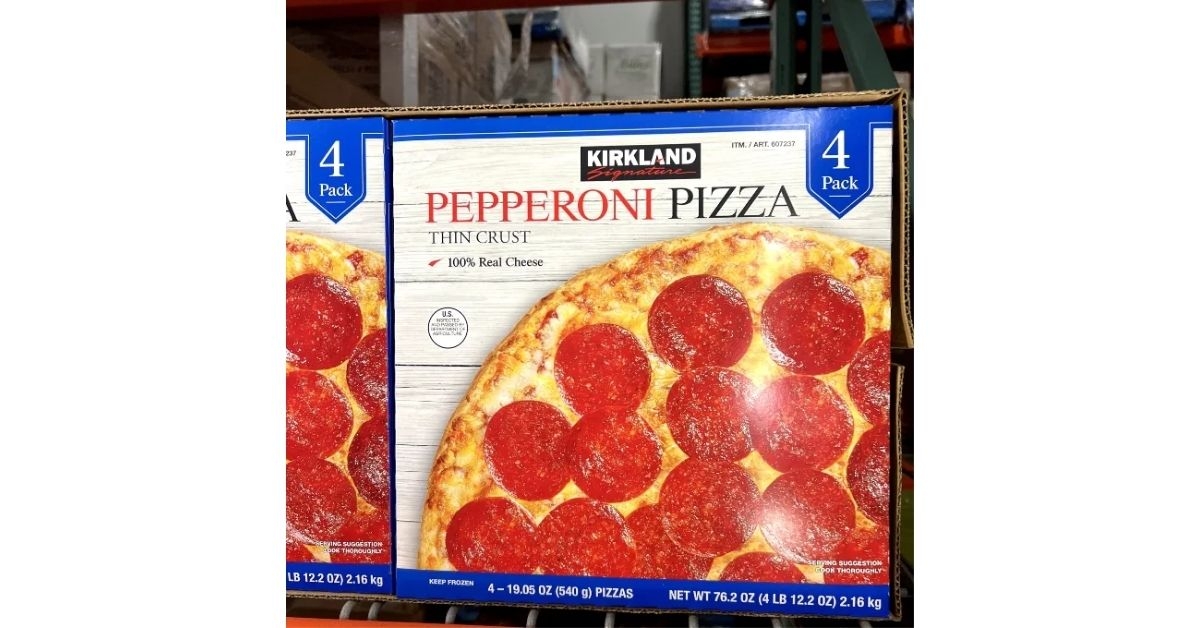 Costco Kirkland Signature Thin Crust Pepperoni Pizza