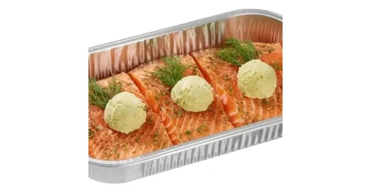 Kirkland Signature Salmon Milano with Basil Pesto Butter