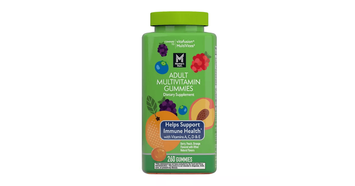 Memeber's mark adult multivitamin pack