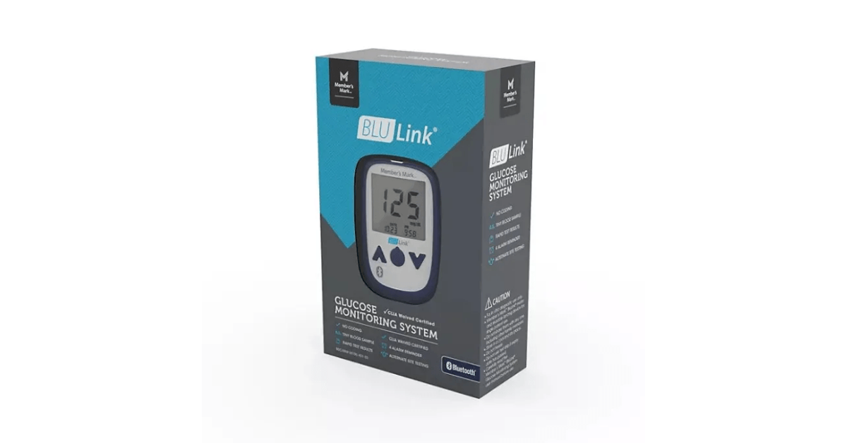 Member's Mark BluLink Bluetooth Glucose Monitoring System