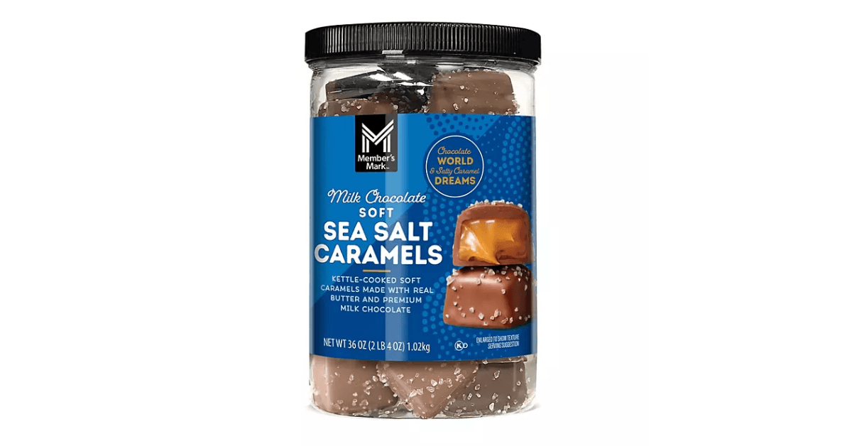 members mark soft sea salt caramels