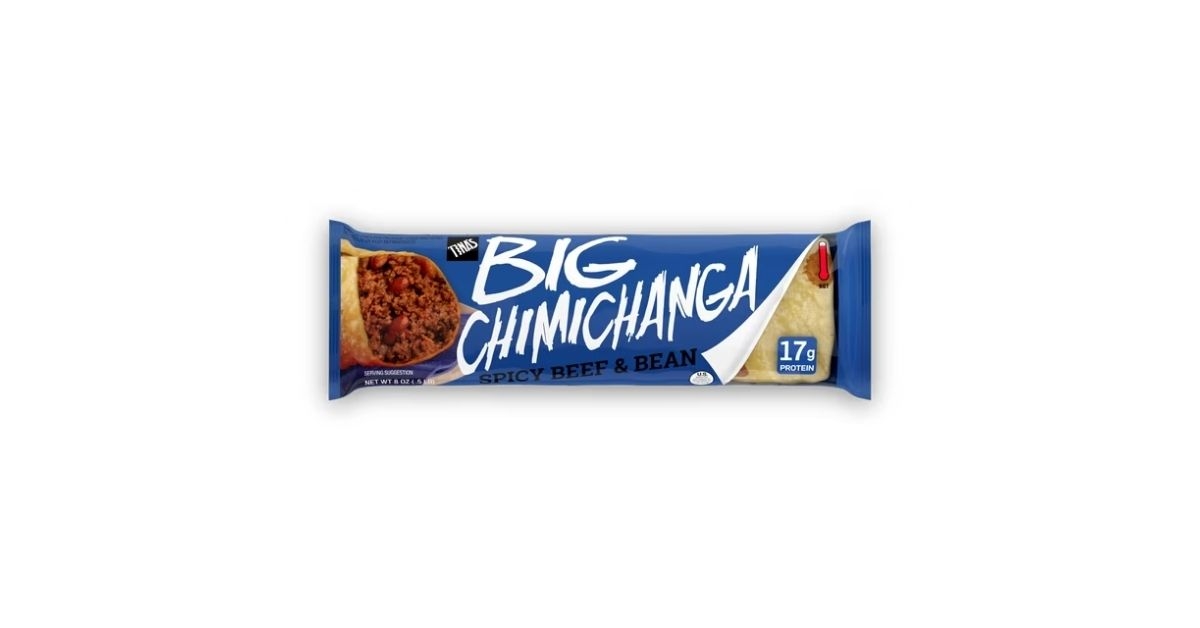 big chimichanga spicy beef bean