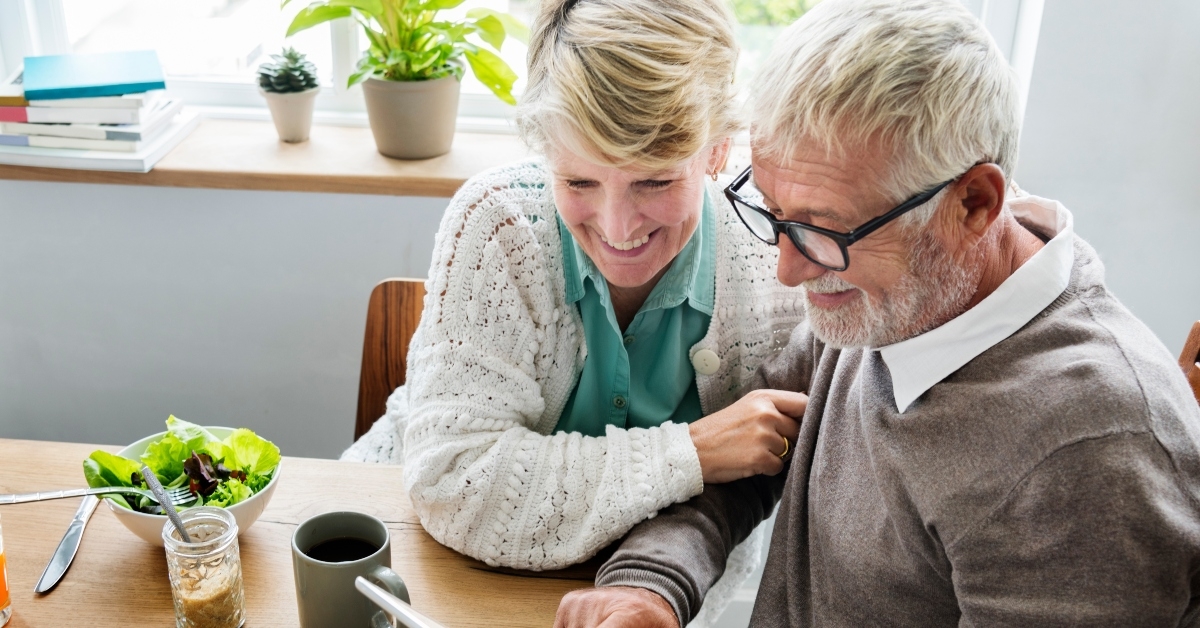 senior couple lifestyle living concept