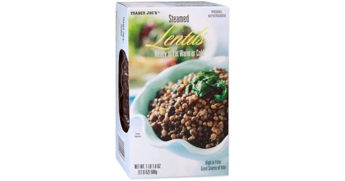 Steamed lentils